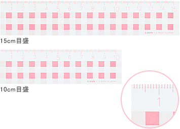 ギンガムチェック定規