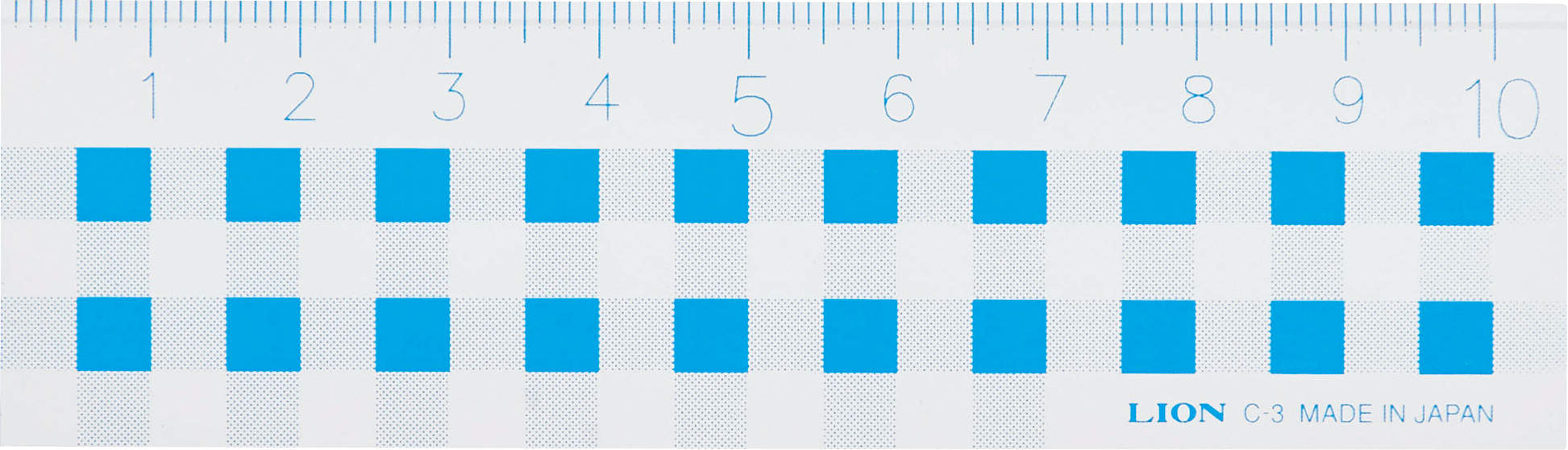 ギンガムチェック定規