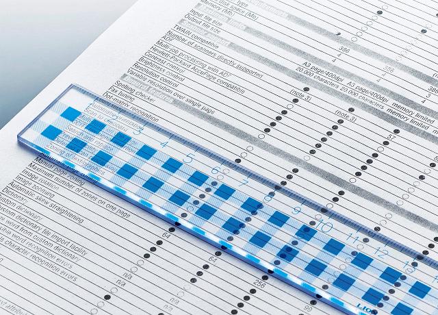 ギンガムチェック定規