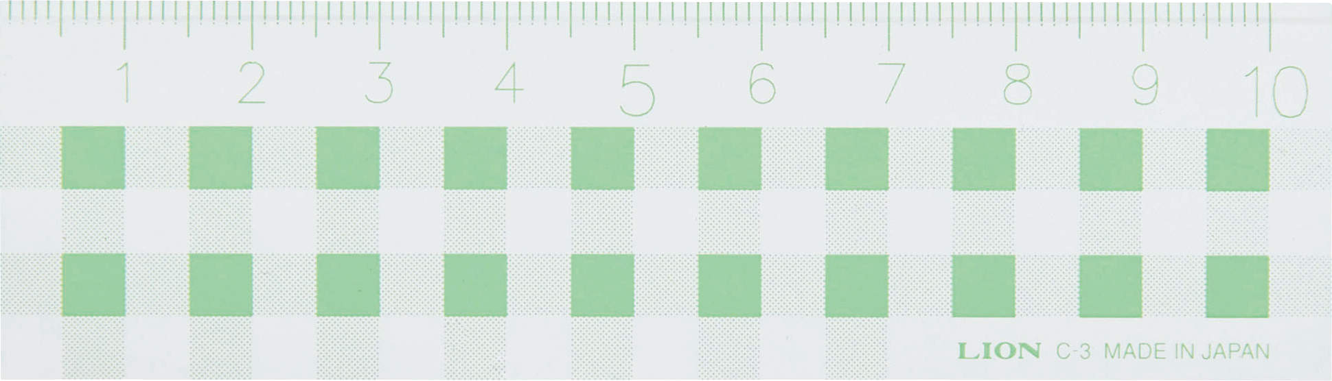 ギンガムチェック定規