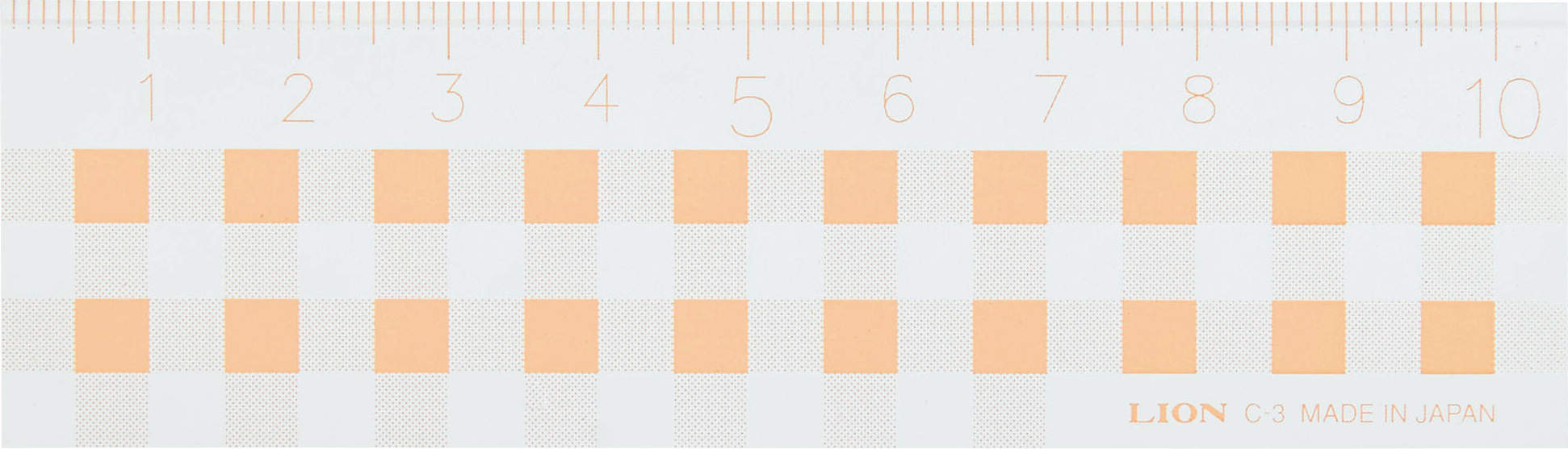 ギンガムチェック定規