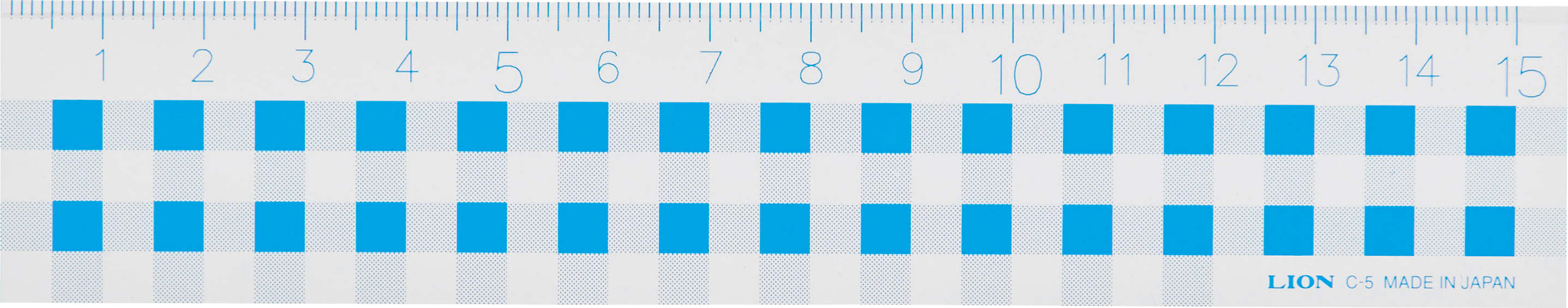 ギンガムチェック定規