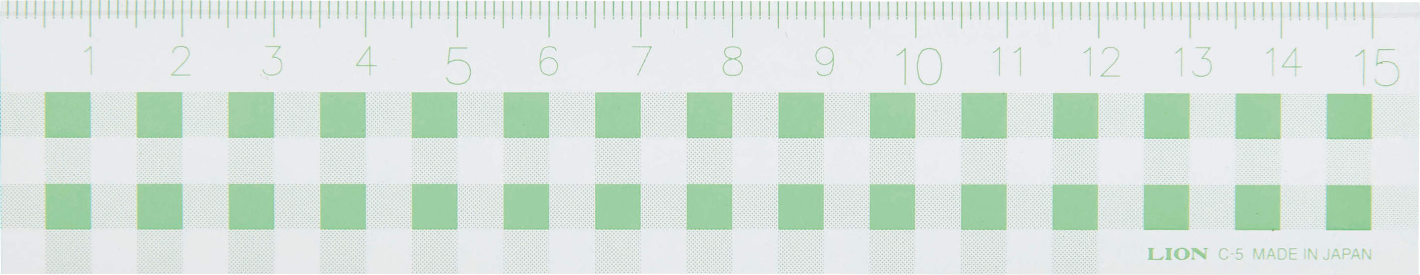 ギンガムチェック定規