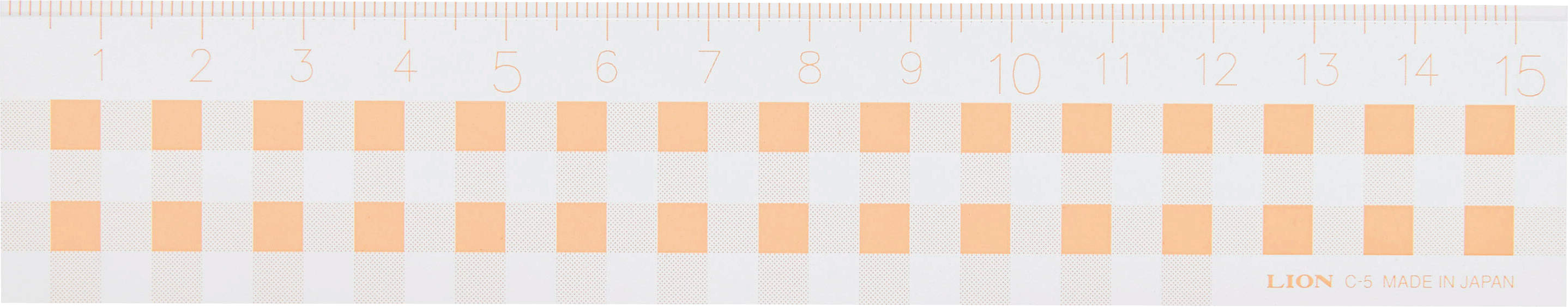 ギンガムチェック定規