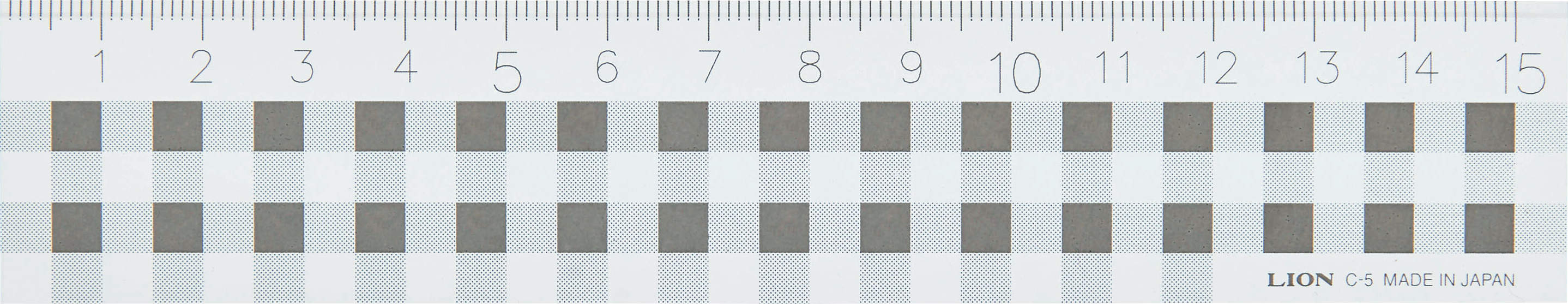 ギンガムチェック定規